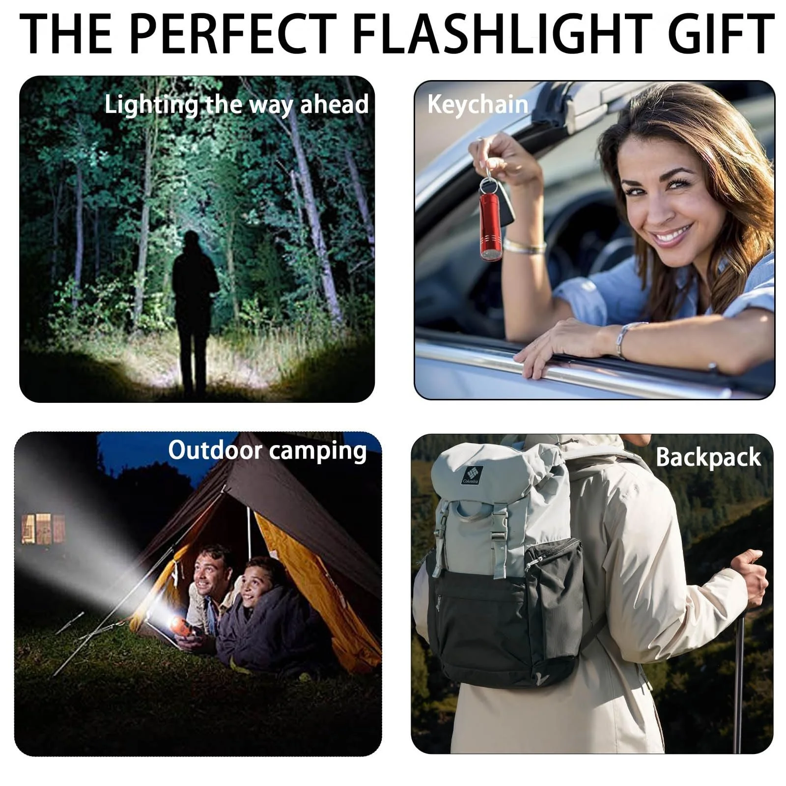 Ліхтарик YFCJYFB Міні ліхтарик 9 LED Білий, фото №5