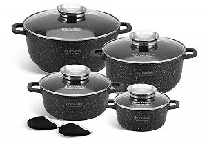 Набор кастрюль Edenberg EB-8142 10 предметов synthetic.ua - Фото 1