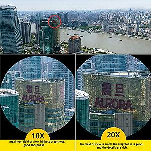 Монокуляр DERBUT 10-20x50 BAK4 FMC synthetic.ua - Фото 1