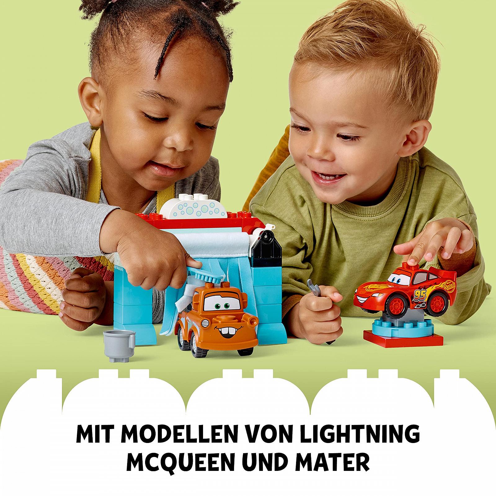 Конструктор DUPLO Disney Lightning McQueen und Mater in der Waschanlage, фото №4 Конструктор DUPLO Disney Lightning McQueen und Mater in der Waschanlage, фото №4