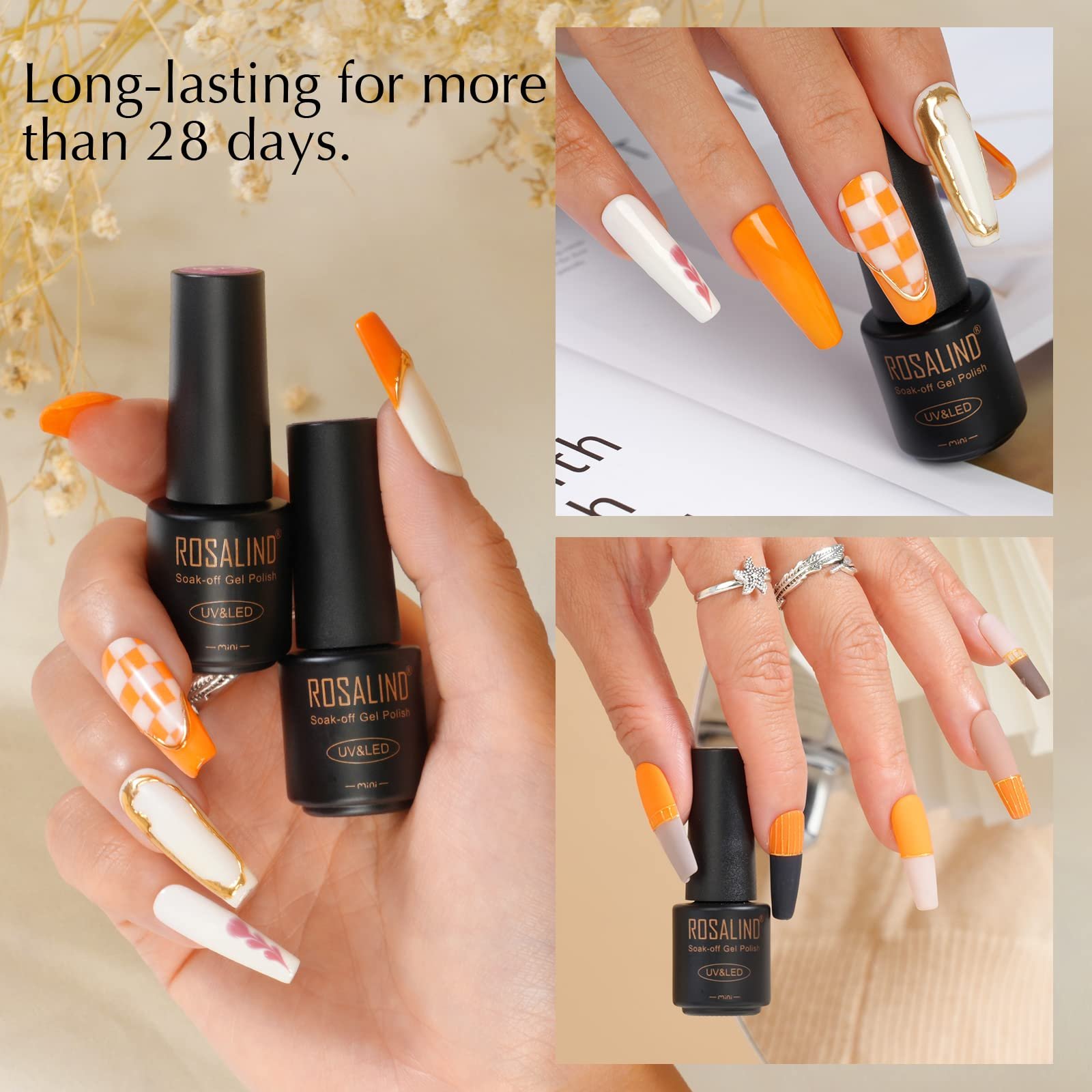 Набор гель-лаков ROSALIND-48 цветов для профессионального и домашнего маникюра, фото №3 Набор гель-лаков ROSALIND-48 цветов для профессионального и домашнего маникюра, фото №3