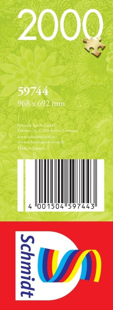 Пазл Schmidt Spiele Colourful Flower Swirl 2000 элементов, фото №2 Пазл Schmidt Spiele Colourful Flower Swirl 2000 элементов, фото №2