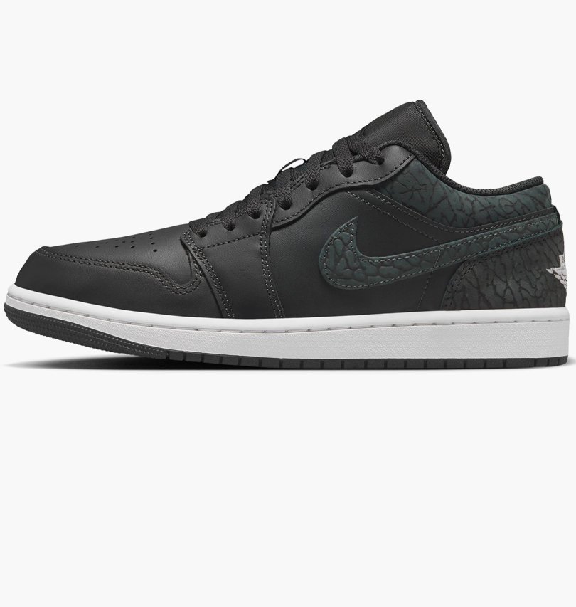 Кросівки Jordan 1 Low SE Black Elephant 47, фото №1