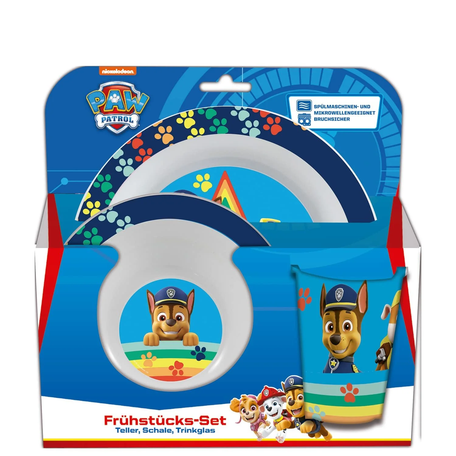 Набор детской посуды P:os Paw Patrol 33561: тарелка, миска и чашка, фото №6 Набор детской посуды P:os Paw Patrol 33561: тарелка, миска и чашка, фото №6