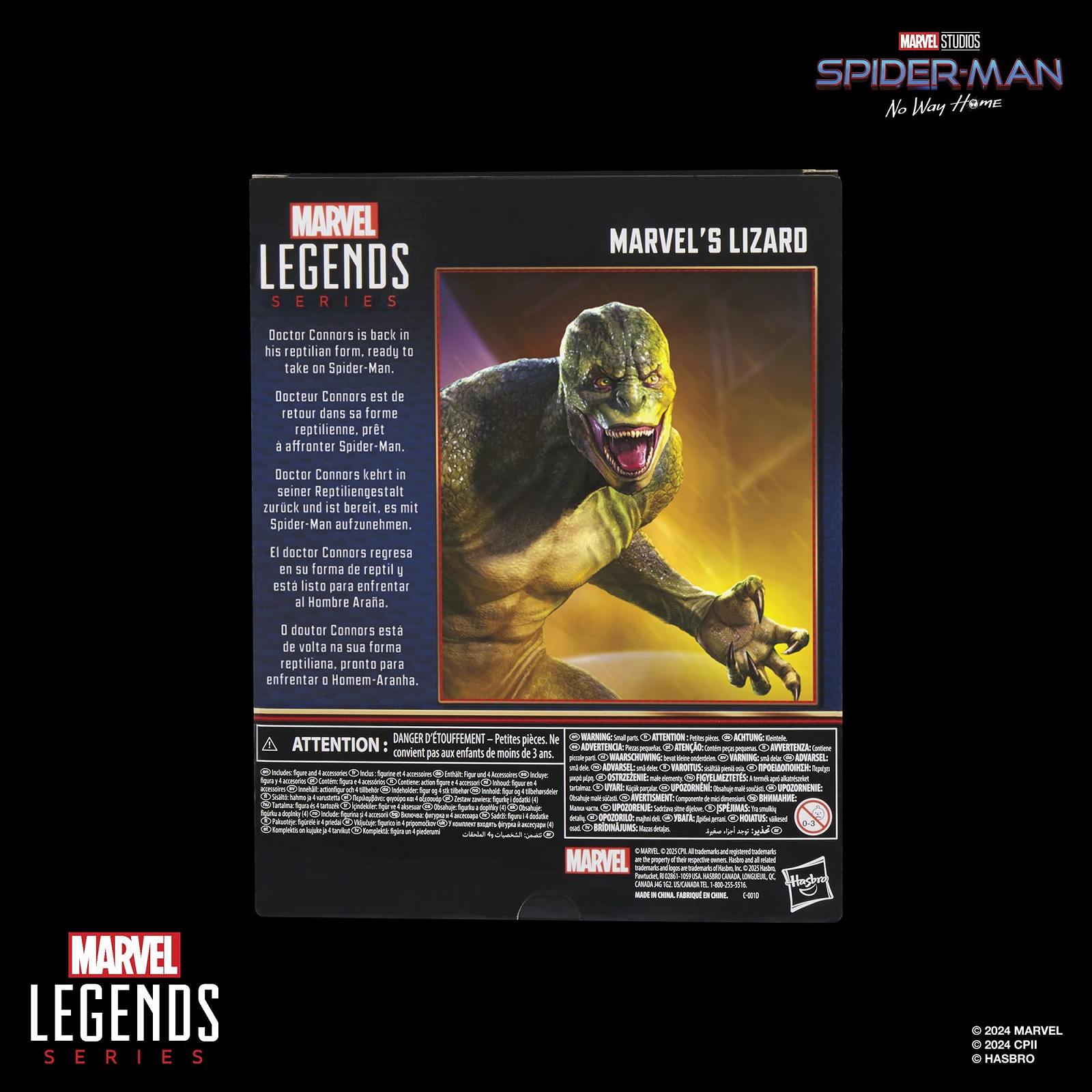 Фигурка Marvel Legends Series Ящерица Marvel, Человек-паук: Нет пути домой Deluxe, 15 см, фото №11