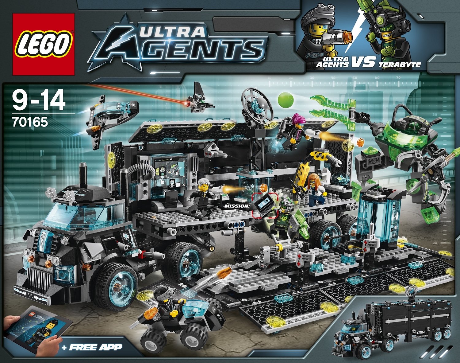 Конструктор LEGO Agents 70165 Ultra Agent Headquarters, фото №3