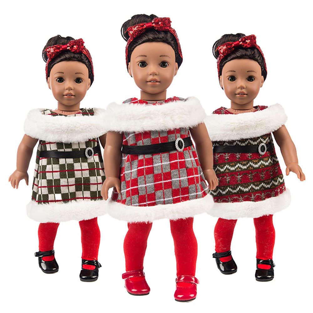 Одяг для ляльок GIVBRO 43 cm Winter Plush Dress Leggings Bowknot Costume Accessories #B, фото №4 Одяг для ляльок GIVBRO 43 cm Winter Plush Dress Leggings Bowknot Costume Accessories #B, фото №4