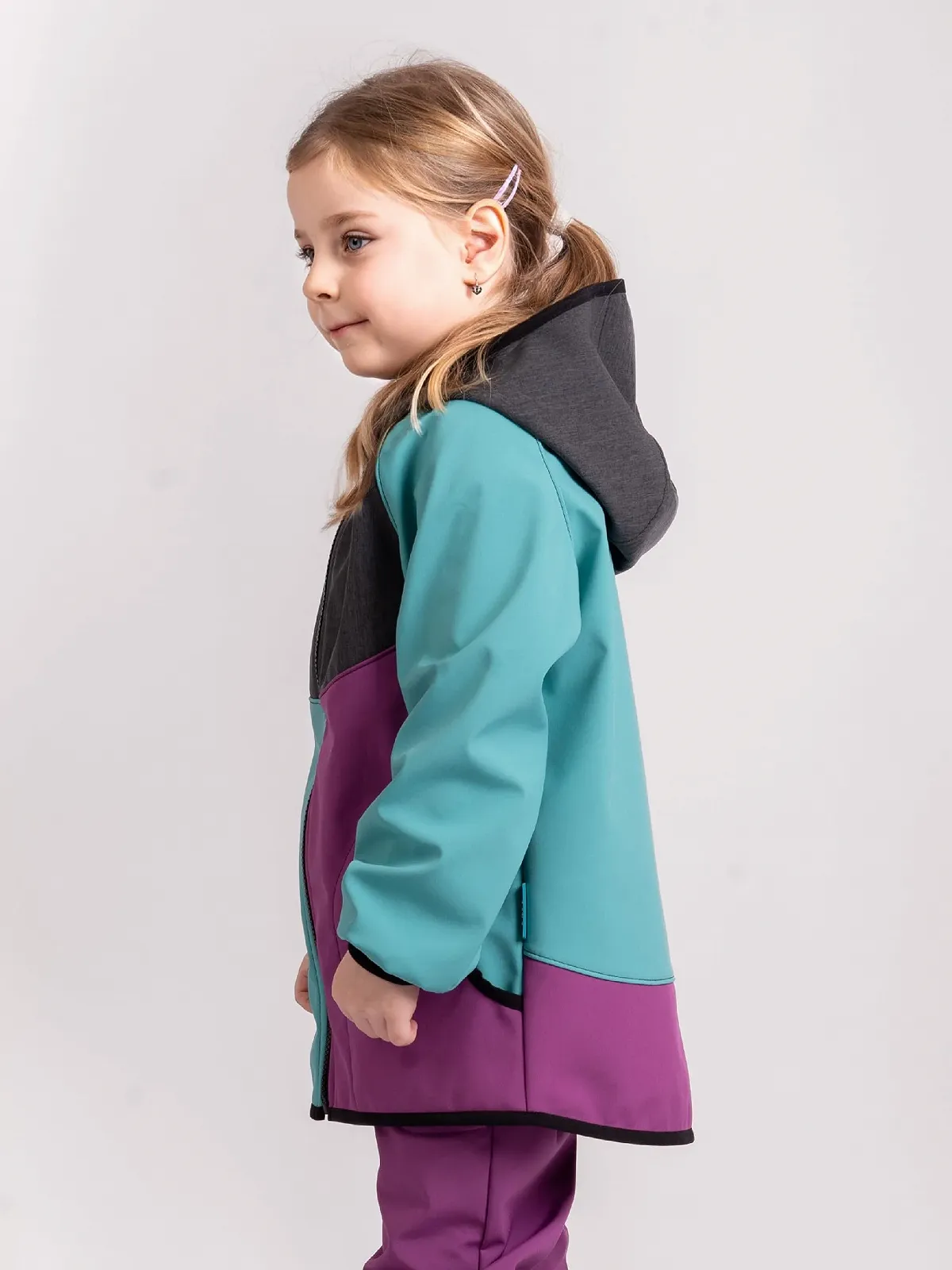 Детская куртка Softshell с флисом Basic Unuo, фото №3