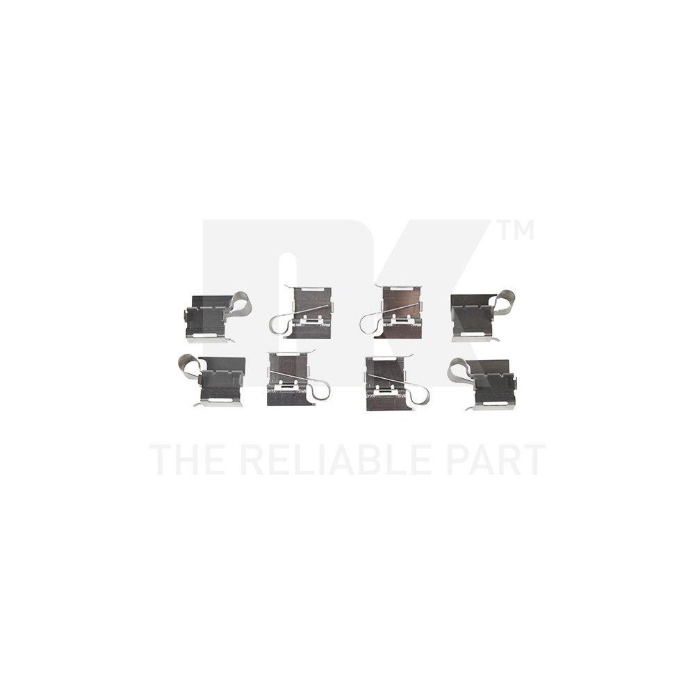 Комплект аксесуарів, гальмівні колодки NK 7945060 для TOYOTA, передній міст, фото №1