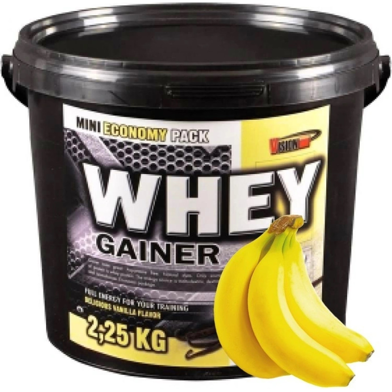 Гейнер Vision Nutrition Whey Gainer 2.25 кг Banana, фото №1