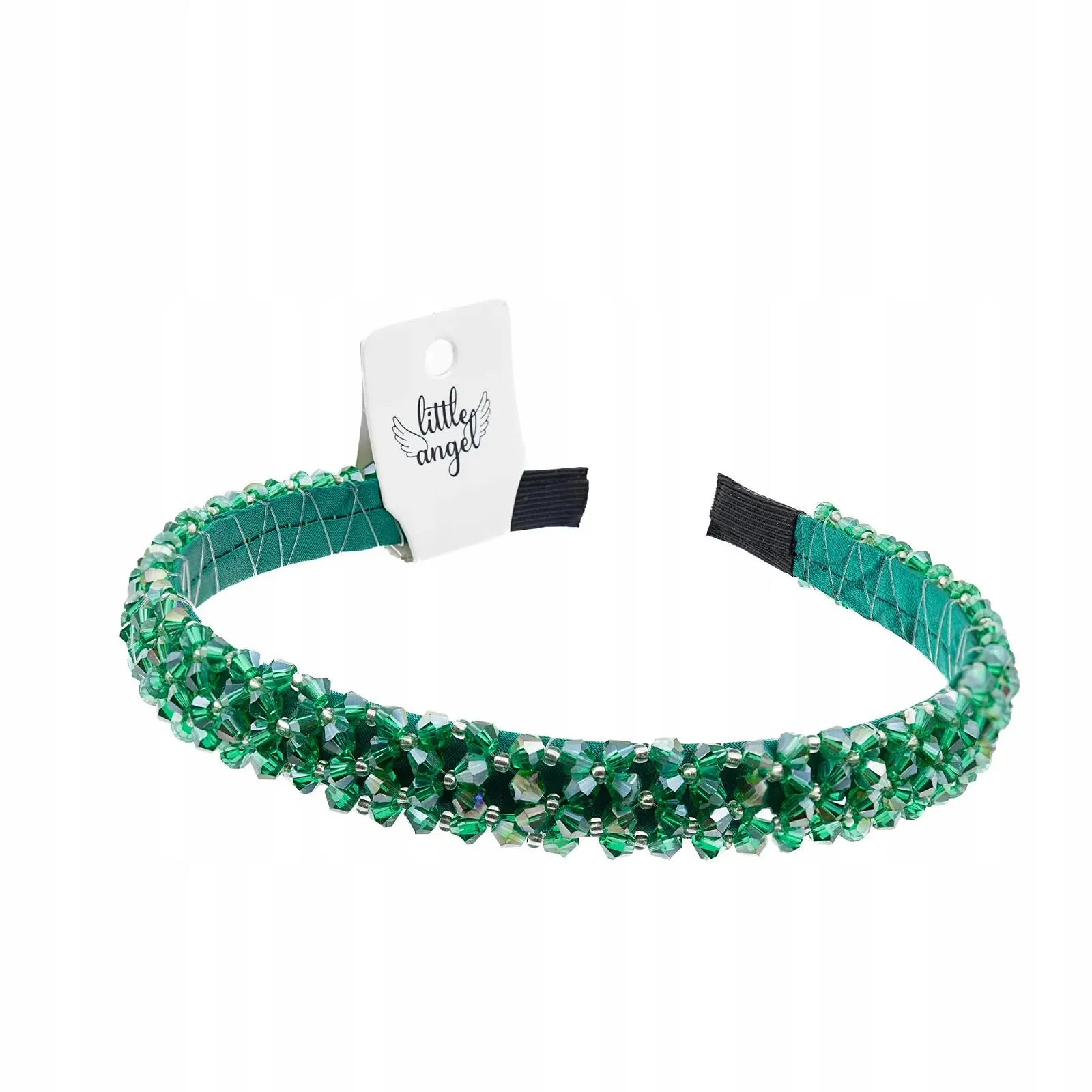 Обруч з блискучими кристалами для жінок, фото №4