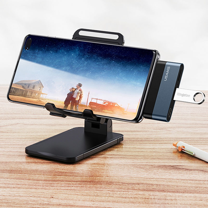 Переходник HUB Usams US-SJ491 Type-C Mini USB Micro SD, фото №4 Переходник HUB Usams US-SJ491 Type-C Mini USB Micro SD, фото №4