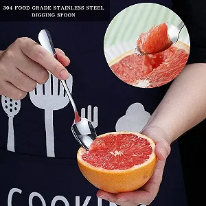 Ложка для грейпфрута з нержавіючої сталі synthetic.ua - Фото 1