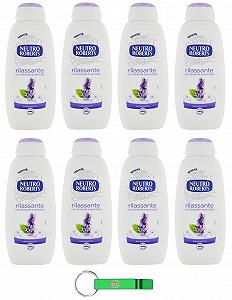 Гель для душу Neutro Roberts Bagnodoccia Rilassante Лаванда 450 мл (Упаковка з 8 шт.) + Брелок - Фото 1