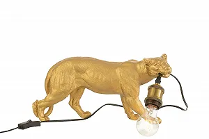 Настільна лампа J-Line Poema Полірезин Маленька Золота synthetic.ua - Фото 1