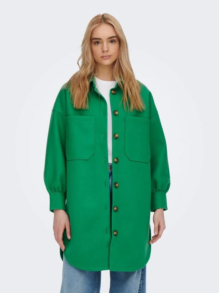 Женская Куртка ONLY Onltrillion L/S Ovrs Shacket PNT Noos, фото №4