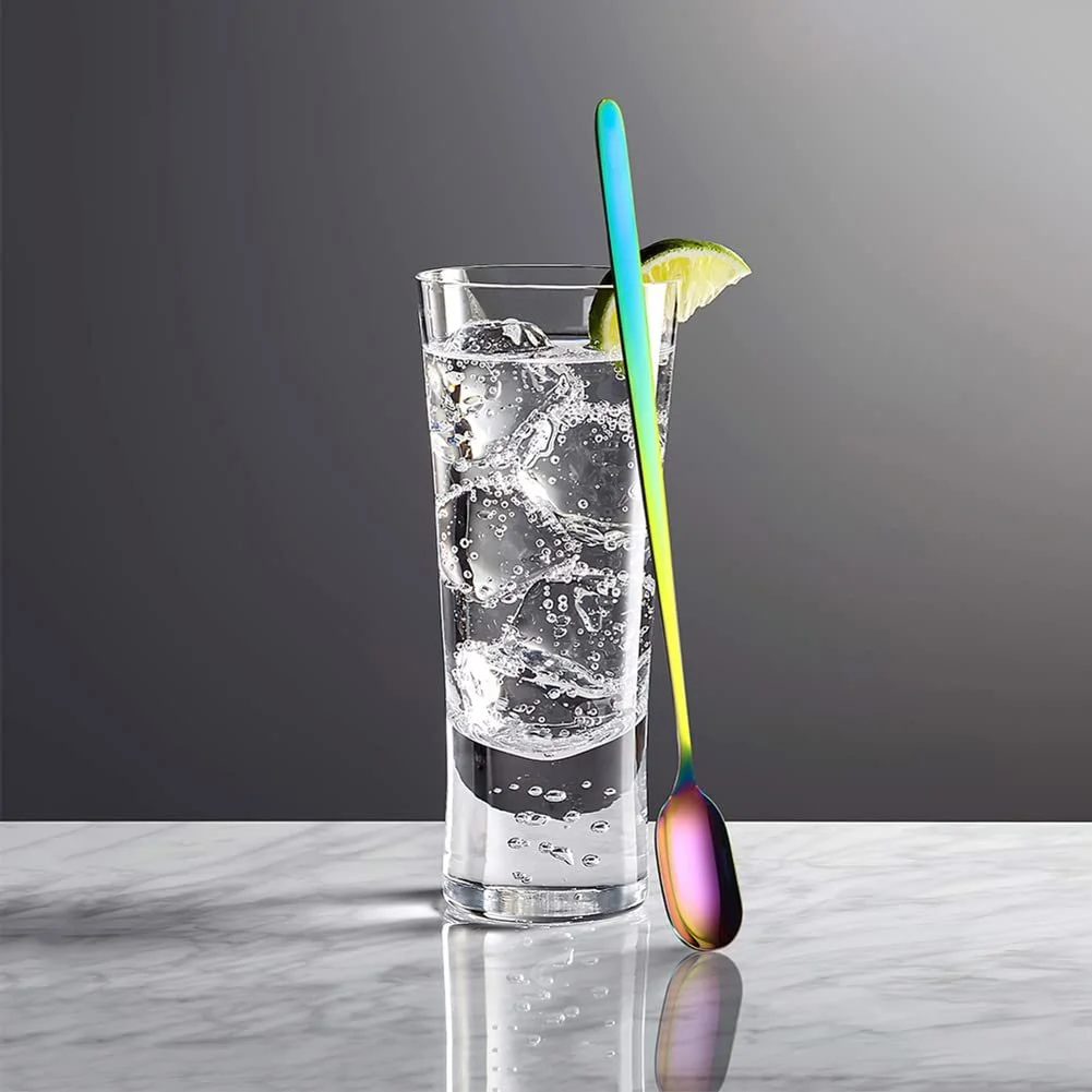 Ложка для лате YFWOOD Latte Macchiato, набір 6 штук, 23 см, фото №5