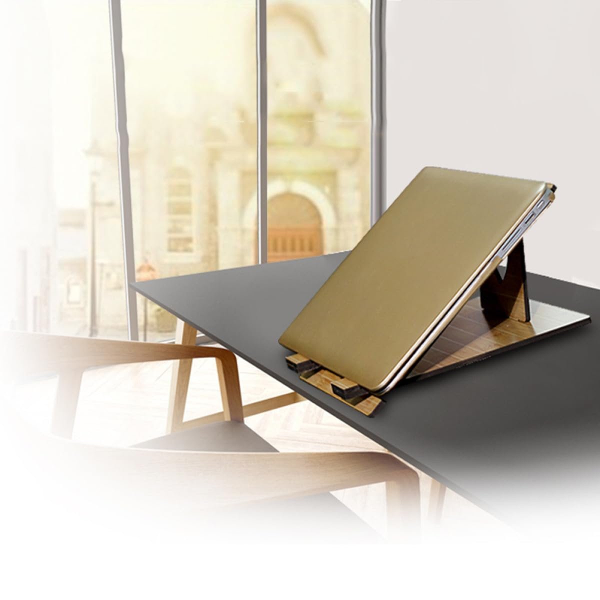 Подставка для ноутбука портативная Прочная Легкая Практичная для офиса Дома Спальни и Путешествий, фото №3