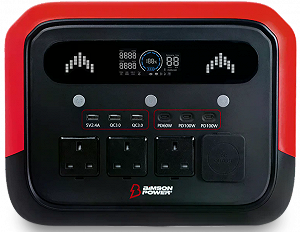 Зарядна станція Bimson Power BP1200PPS 2400 Вт / 1200 Вт / 1024 Вт*год / LiFePO4 / Швидка зарядка synthetic.ua - Фото 1