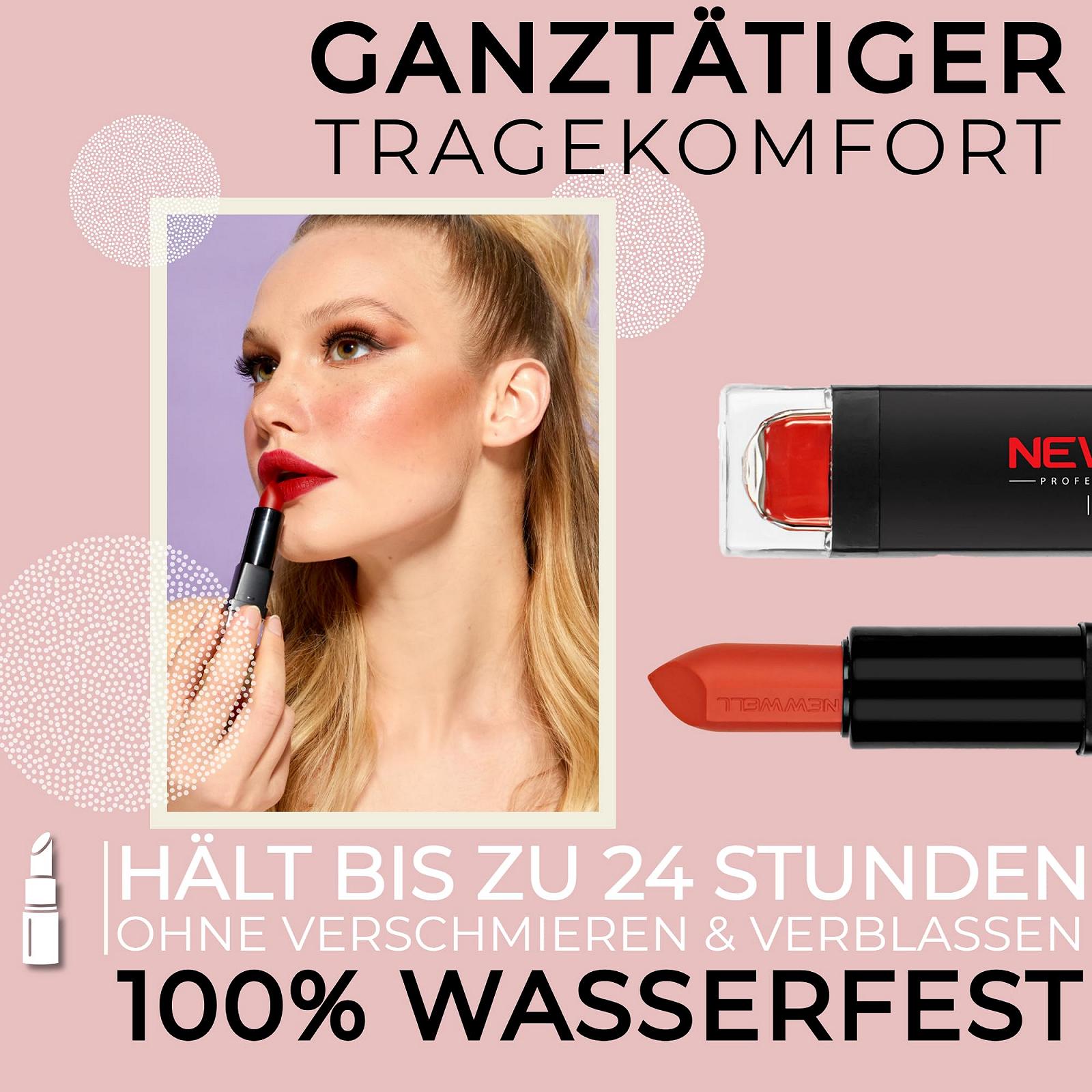 Помада NEW WELL Matte 01, фото №3 Помада NEW WELL Matte 01, фото №3