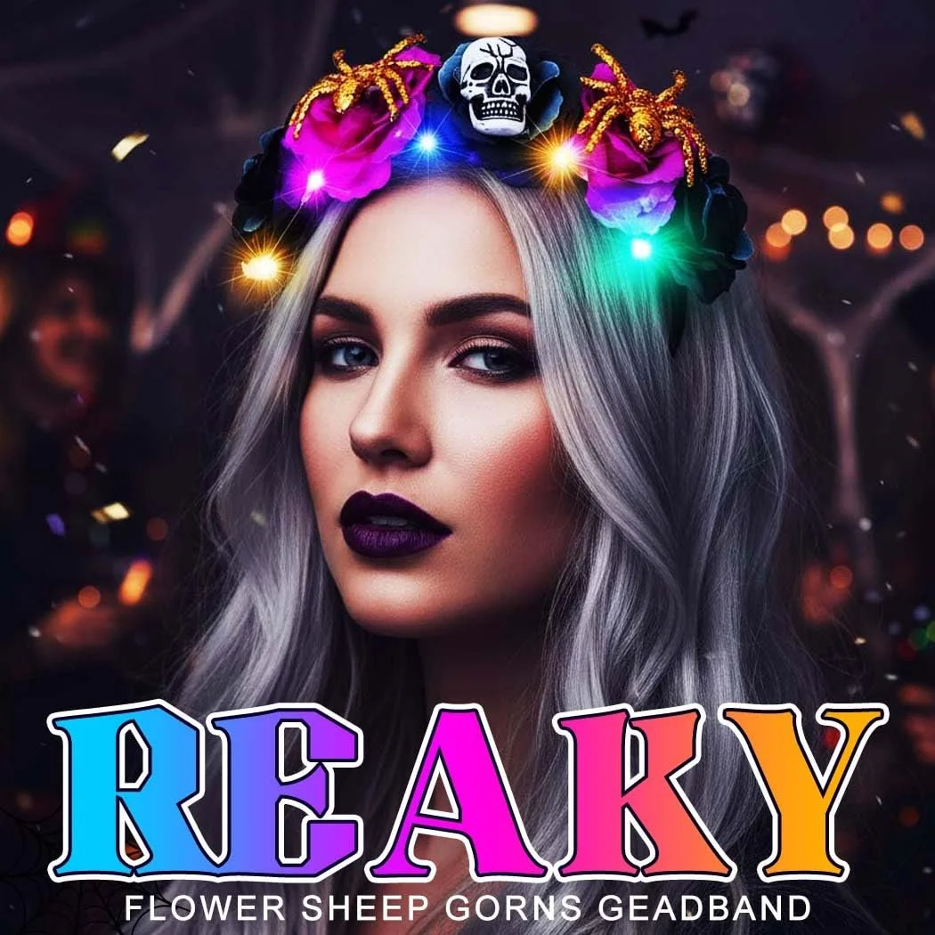 Обруч Reaky Светящийся Хэллоуин, LED, фото №5