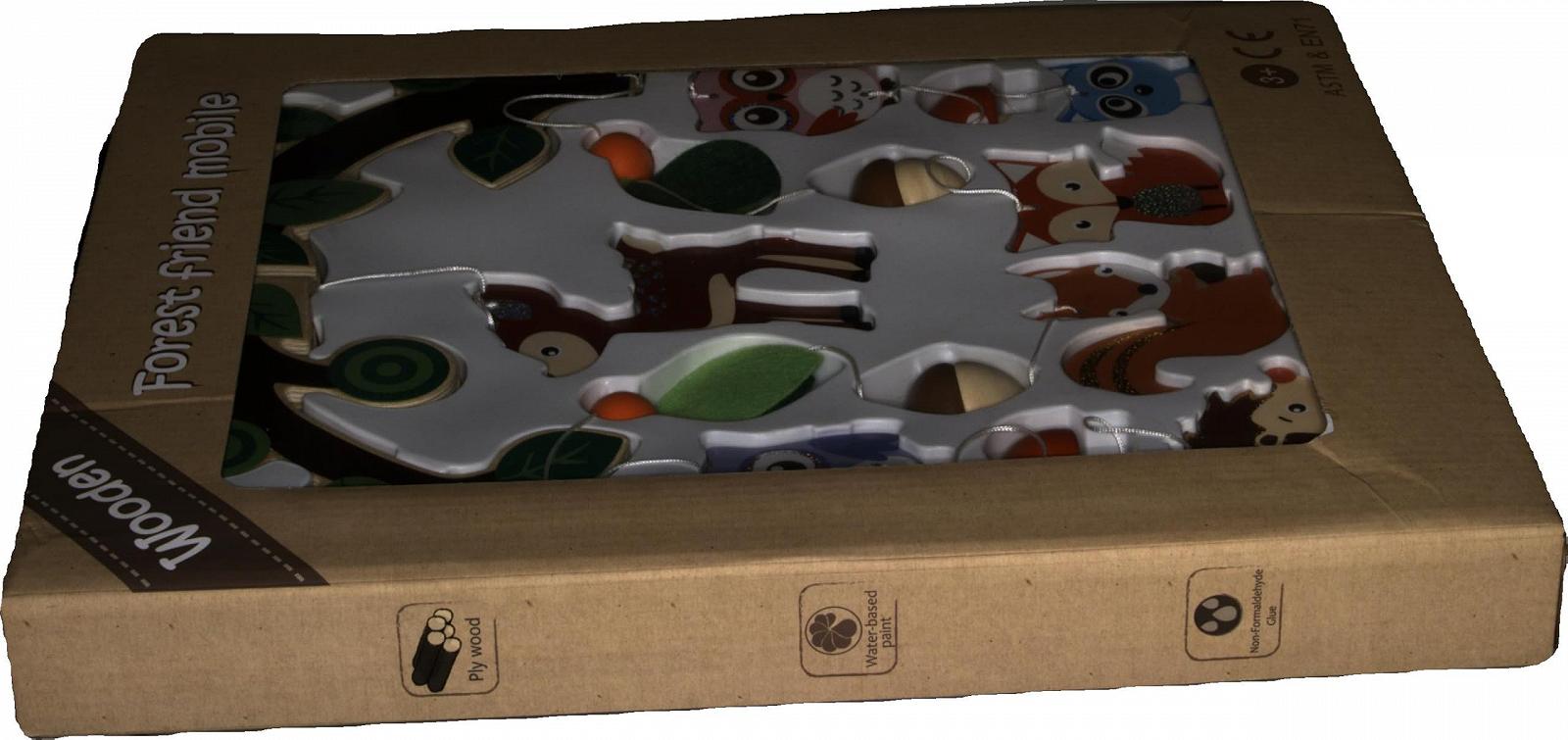 Mobile Small Foot 10116 Лесные Животные Дерево Картон Фетр, фото №4