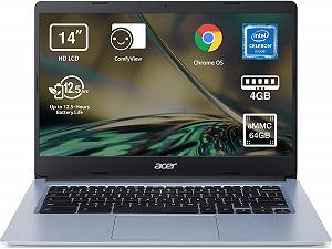 Ноутбук 14'' Acer Chromebook 314 (CB314-3H-C2DN) Intel Celeron N4020 RAM 4GB eMMC 64GB 12.5год батарея ChromeOS (UKR) - Фото 1