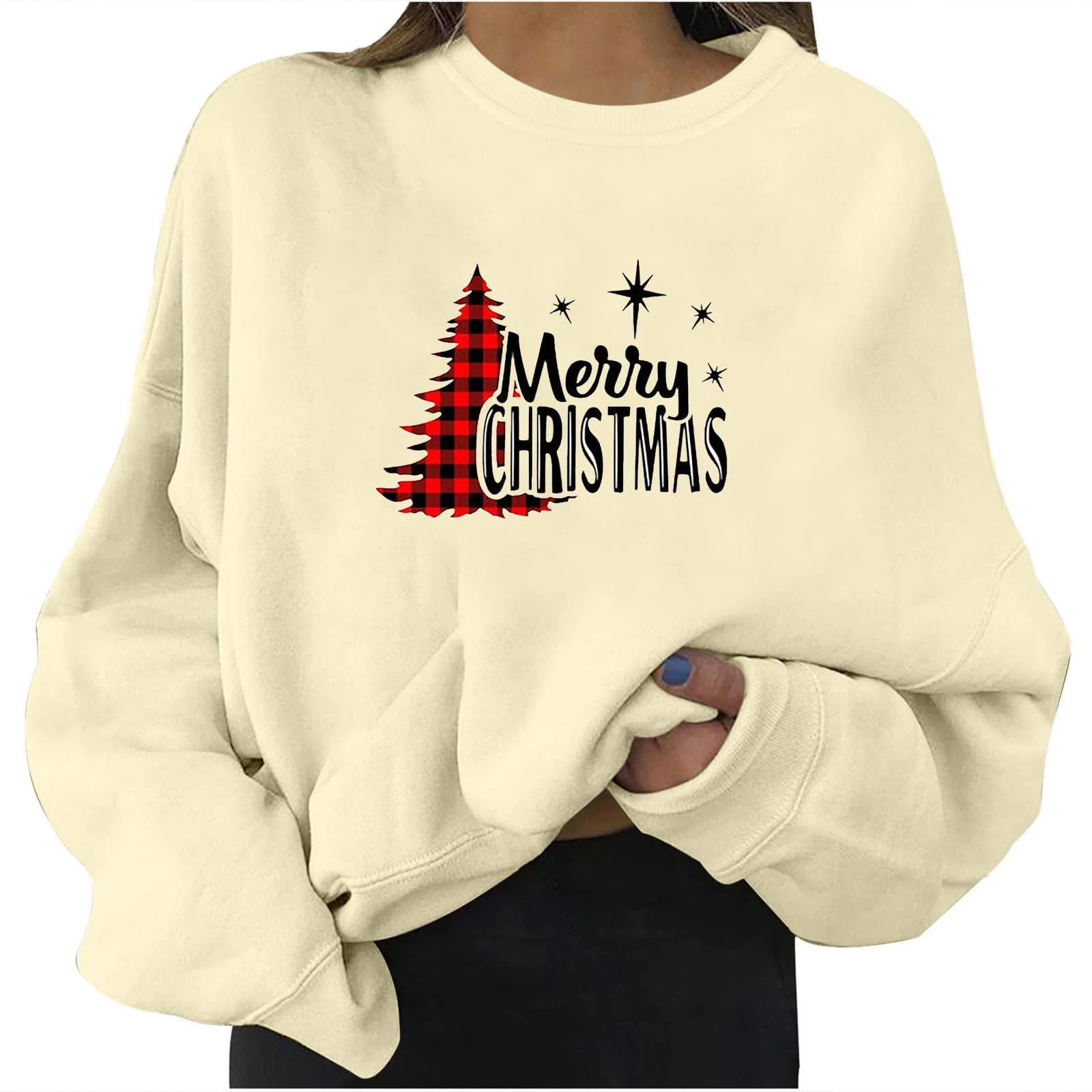 Рождественский джемпер Женский Смешной Графический Рождественский джемпер с принтом Персонализированный Элегантный Шикарный Свободный Верх Большого Размера Зимний Хлопковый Удобный, фото №1 Рождественский джемпер Женский Смешной Графический Рождественский джемпер с принтом Персонализированный Элегантный Шикарный Свободный Верх Большого Размера Зимний Хлопковый Удобный, фото №1