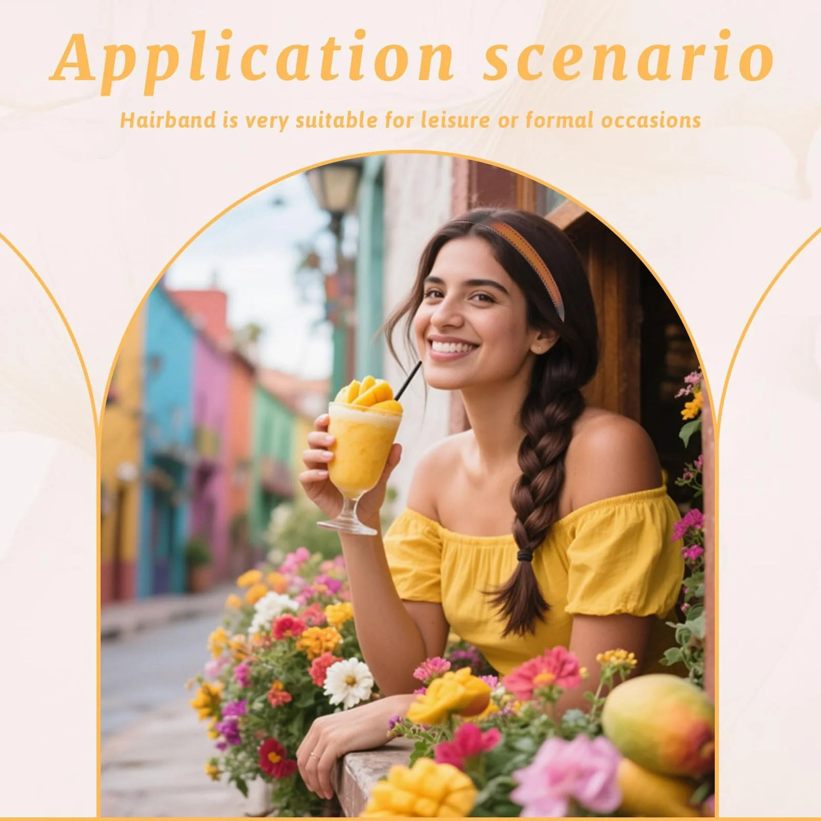 Набір 6 елегантних обручів на голову, фото №6