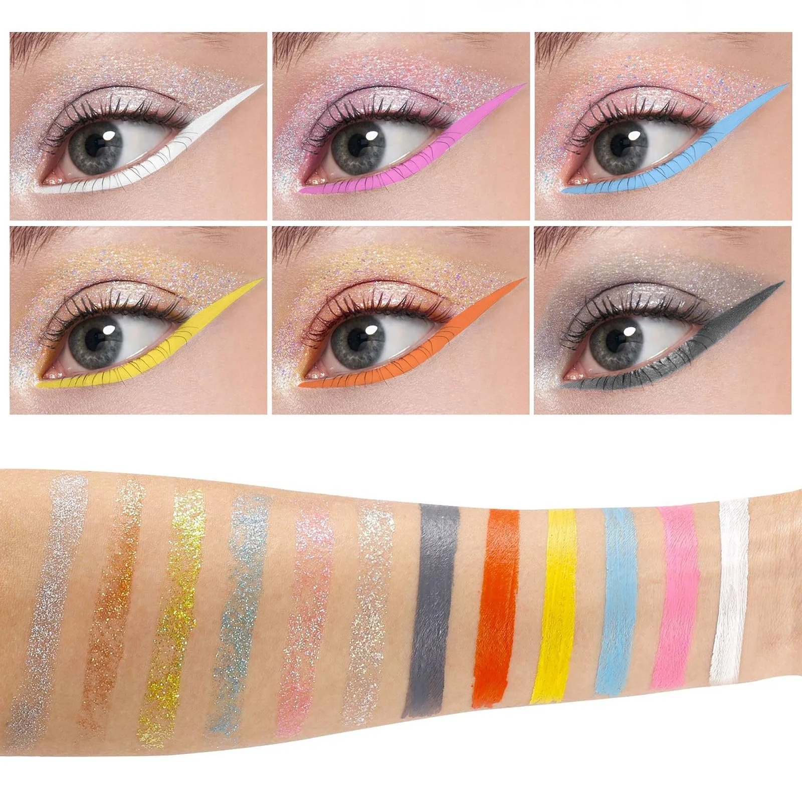 Жидкая Подводка для Глаз JasCherry Металлик Матовый Блеск, фото №3 Жидкая Подводка для Глаз JasCherry Металлик Матовый Блеск, фото №3