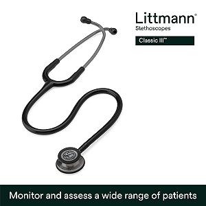 Стетоскоп 3M Littmann Classic III 69см Черный synthetic.ua - Фото 1