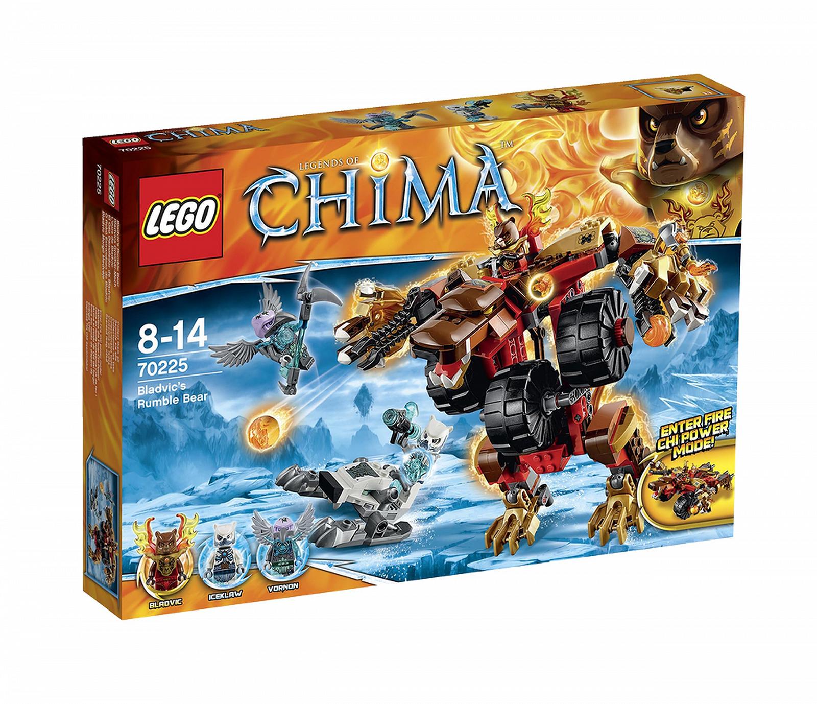 Конструктор LEGO Chima Bladvic's Rumble Bear, фото №1
