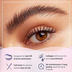 Набор для лифтинга ресниц Libeauty, набор для завивки ресниц, 2-в-1 набор для ламинирования бровей synthetic.ua - Фото 1