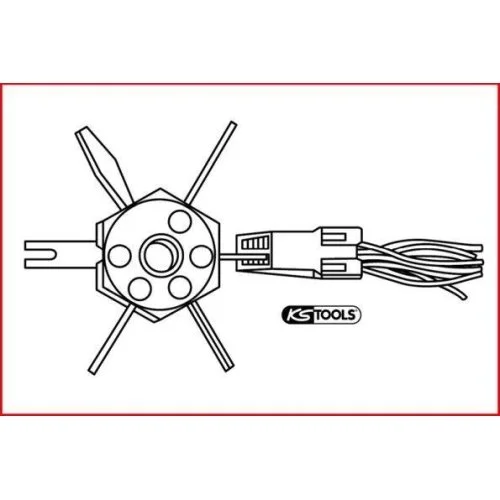 Инструмент для разблокировки KS TOOLS 150.1231, фото №2