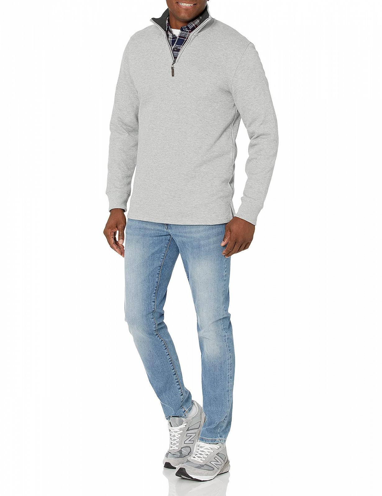 Джемпер чоловічий Amazon Essentials French Rib Quarter Zip, фото №4