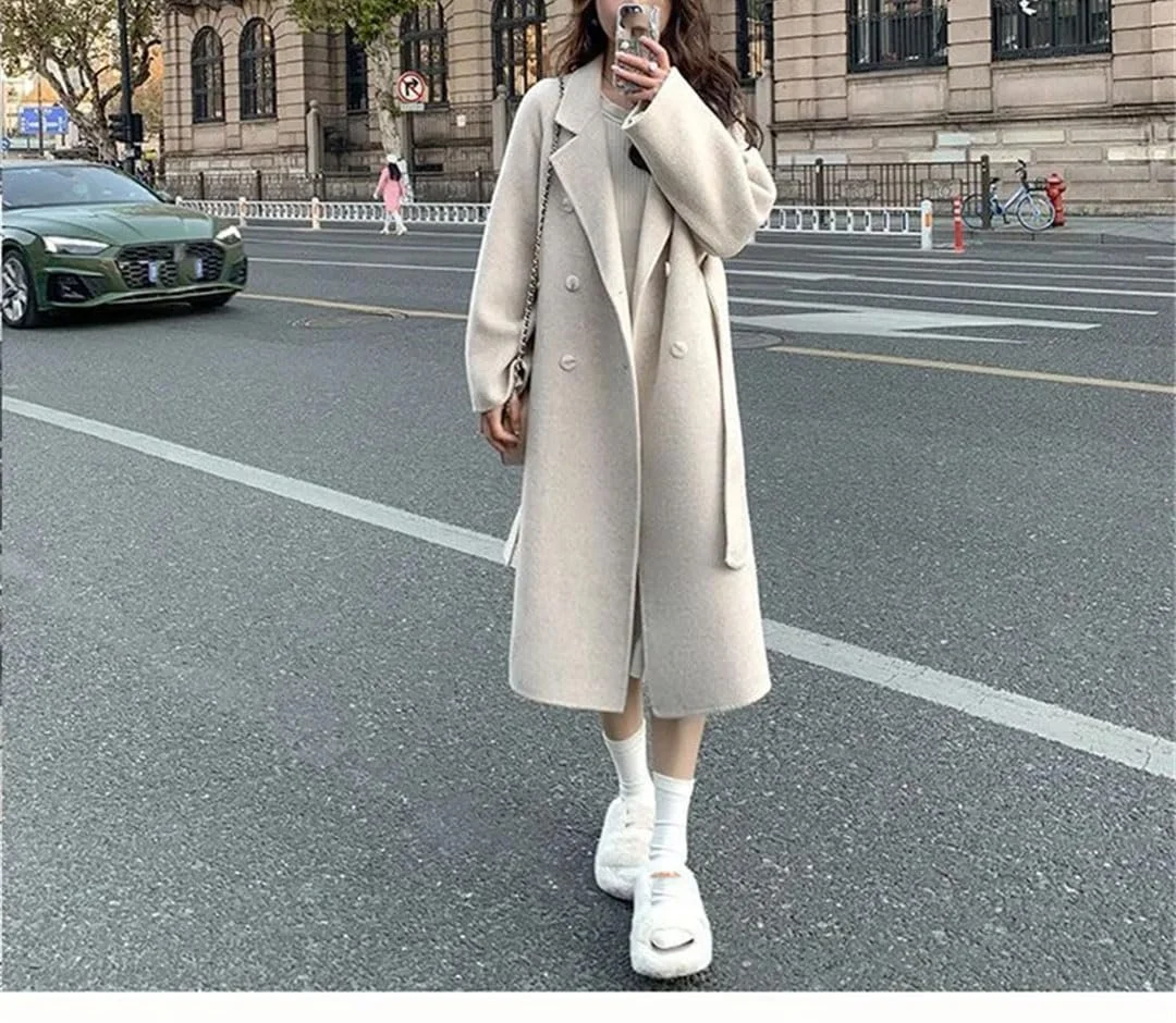 Кашемірове пальто Жіноче Вільне, фото №7 Кашемірове пальто Жіноче Вільне, фото №7