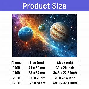 Деревянный пазл F-54 Planet Puzzle 3000 элементов - Фото 1