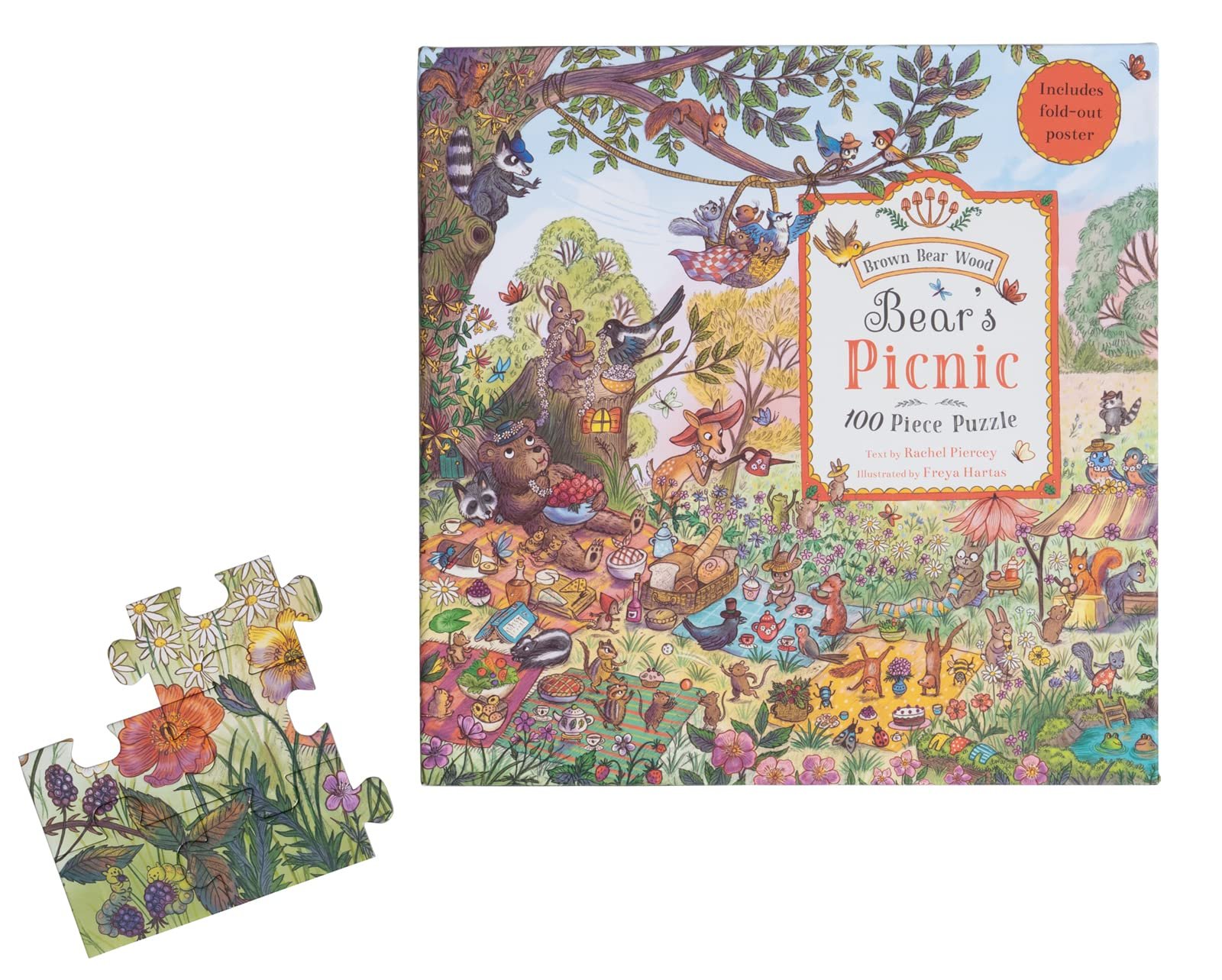 Пазл Magic Cat Bear's Picnic 100 деталей Разноцветный, фото №6