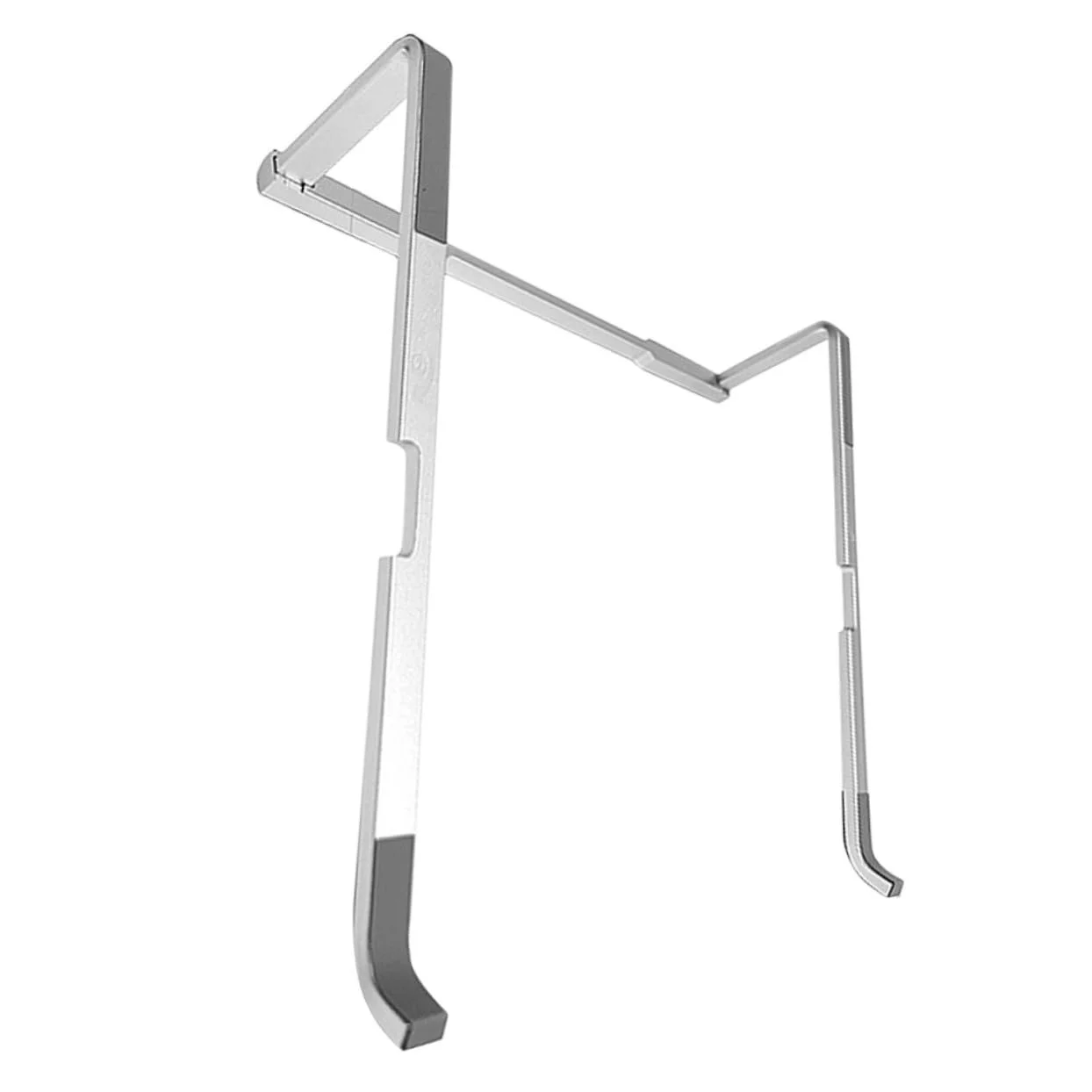 Підставка для ноутбука складана з міцного алюмінію для столу та в дорозі, компактна, сумісна з різними брендами, фото №1