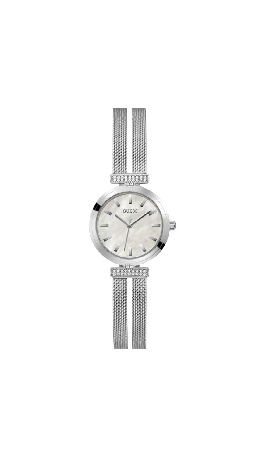 Аналоговые часы Guess GW0471L1 серебряные с браслетом, фото №2
