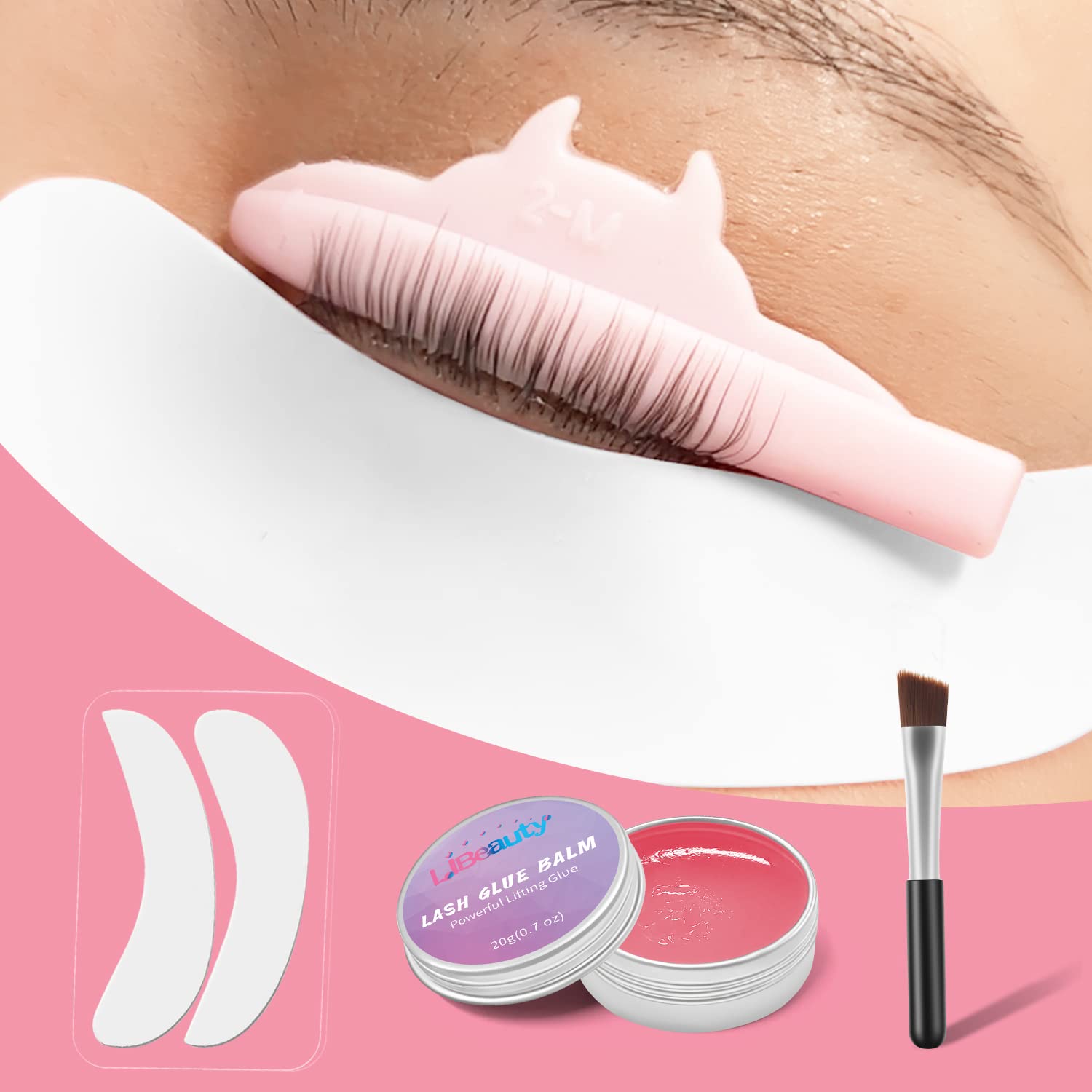 Аксессуары для подъема ресниц Libeauty 2023 клей для подъема ресниц и подушечки, фото №7