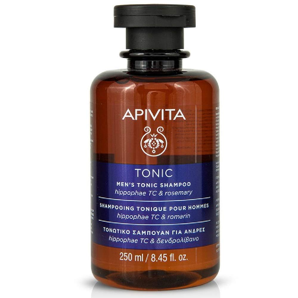 Шампунь Apivita Men's Tonic з Hippophae TC та розмарином 250 мл, фото №1