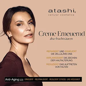 Крем для обличчя Atashi Anti-Ageing Redensifying Moisturiser SPF 15 + AHA Fruit Renewing Cream з гліколевою кислотою та спілантолом 50 мл + 50 мл synthetic.ua - Фото 1