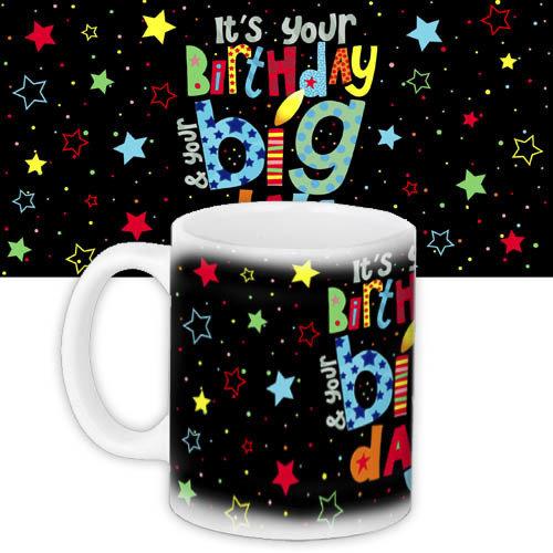 Кружки Presentville с принтом "Happy Birthday" 330 мл черная KR_18M007, фото №1 Кружки Presentville с принтом "Happy Birthday" 330 мл черная KR_18M007, фото №1