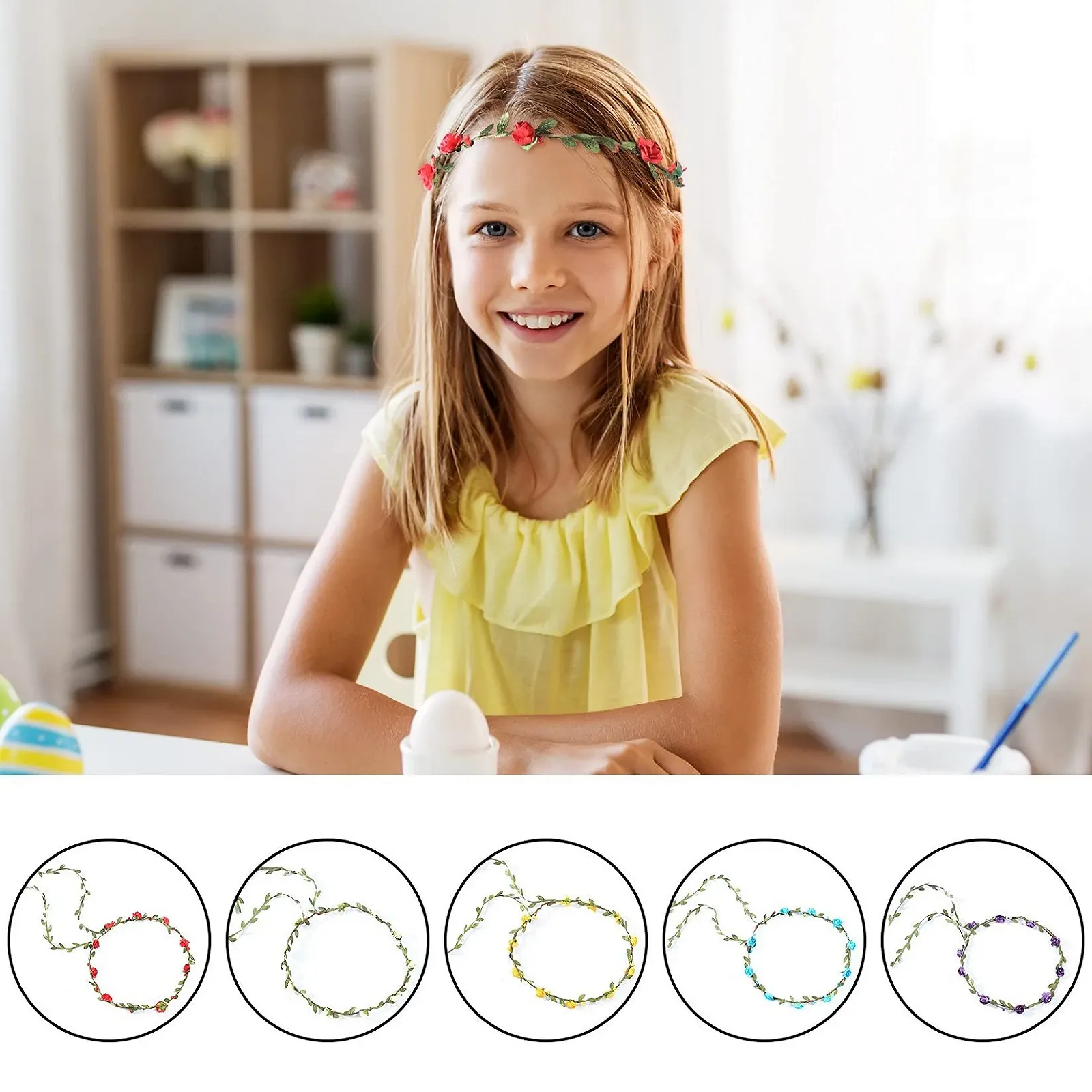 Вінок з квітів (10 шт.), фото №3