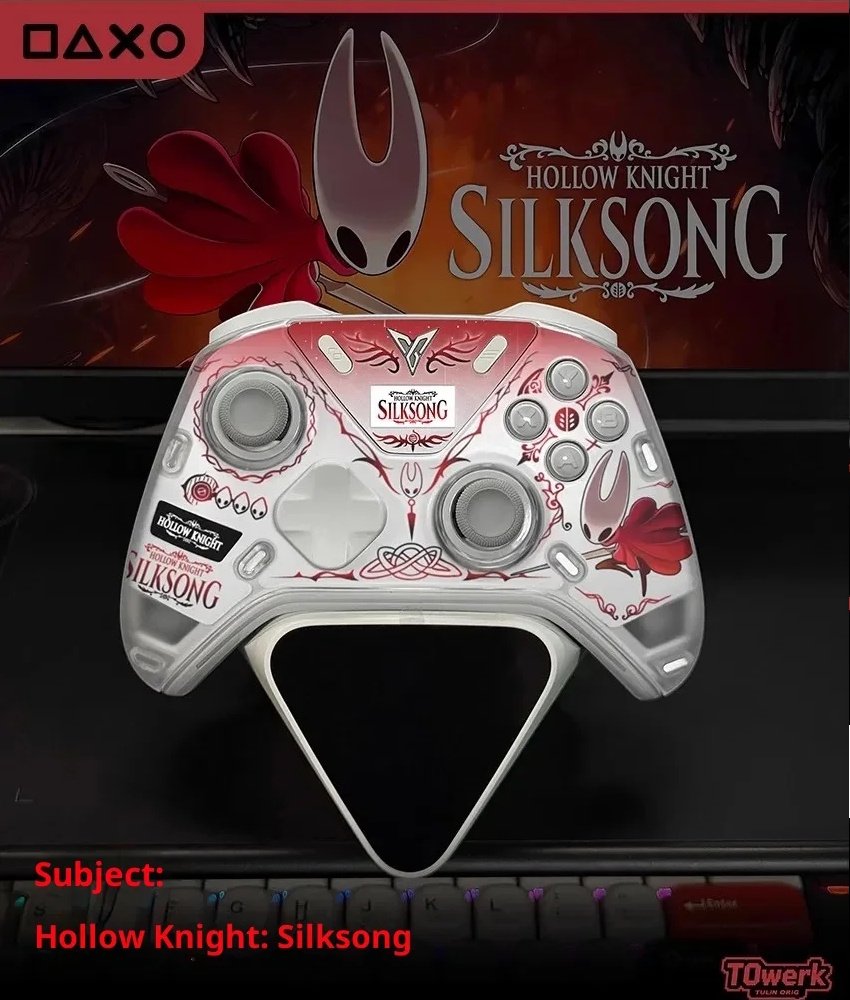 Геймпад FlyDigi APEX 5 White + док-станция + наклейки Hollow Knight, фото №1 Геймпад FlyDigi APEX 5 White + док-станция + наклейки Hollow Knight, фото №1