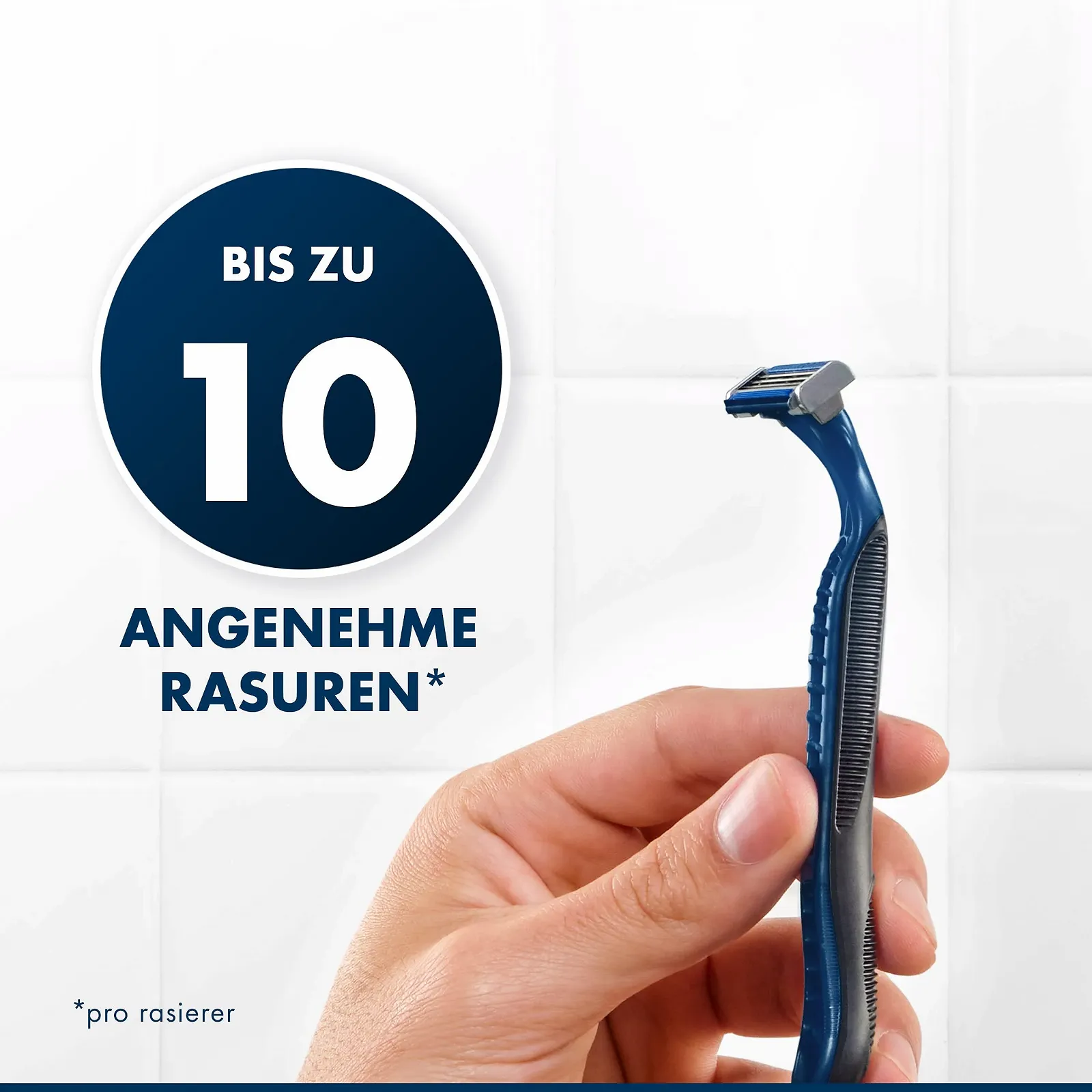Одноразовая бритва Gillette Blue3 Smooth 6 шт 3 лезвия 40° ComfortGel, фото №2