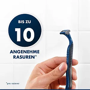 Одноразовая бритва Gillette Blue3 Smooth 6 шт 3 лезвия 40° ComfortGel synthetic.ua - Фото 1