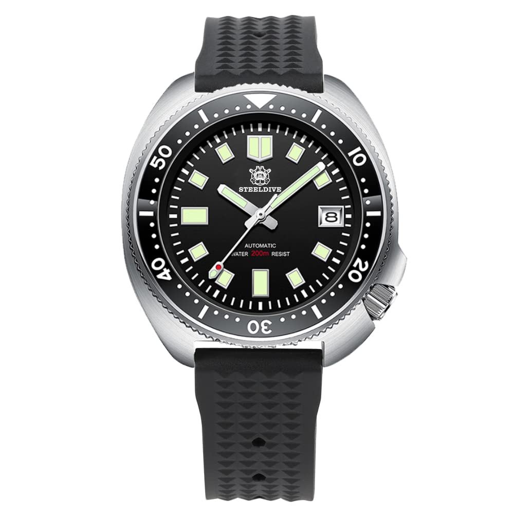 Мужские часы Steeldive Automatic 1970 SD1970 с механизмом NH35, водонепроницаемость 200 м, фото №1