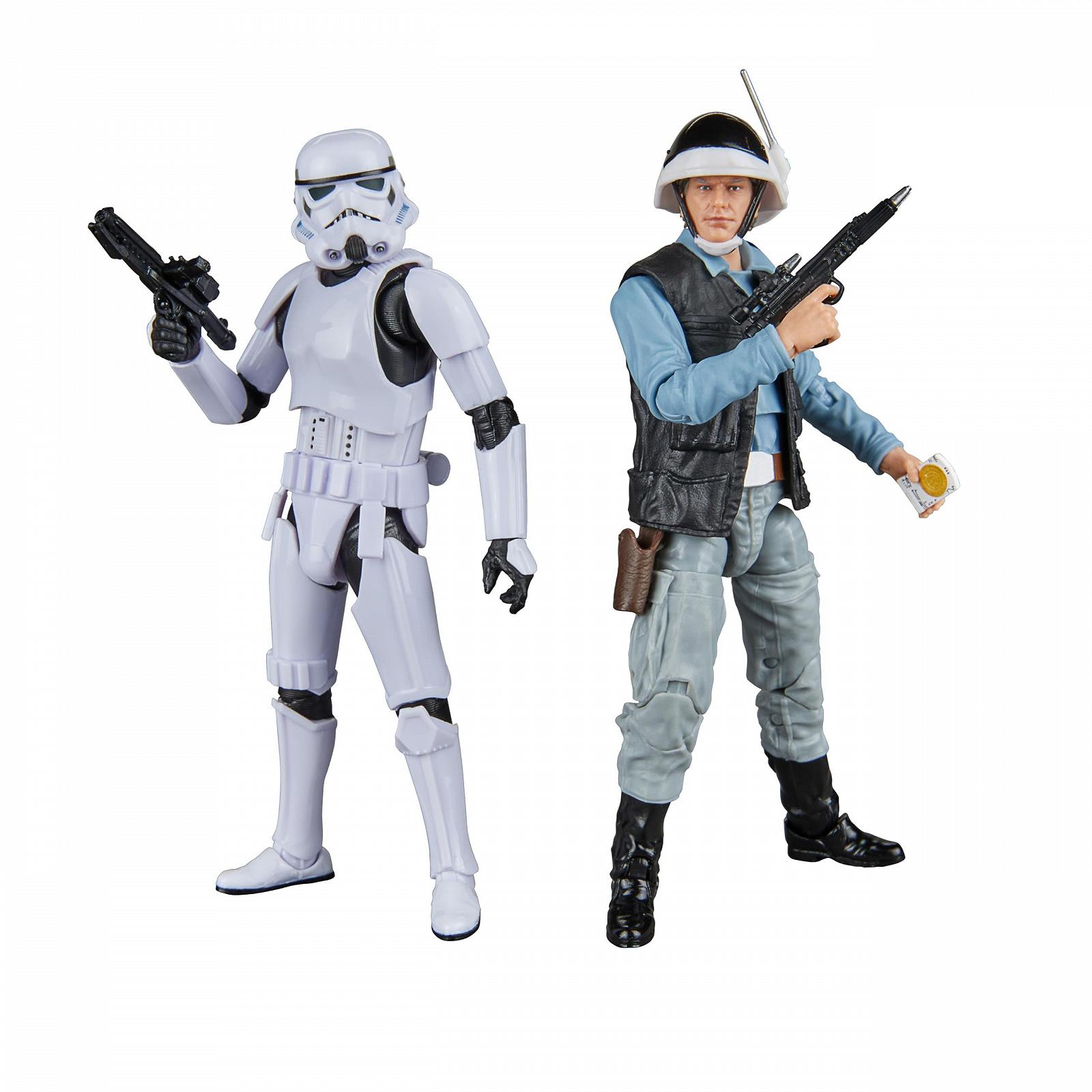 Фігурки STAR WARS The Black Series Rebel Trooper & Stormtrooper, A New Hope, колекційні, 15,24 см, набір з 2 штук, фото №1